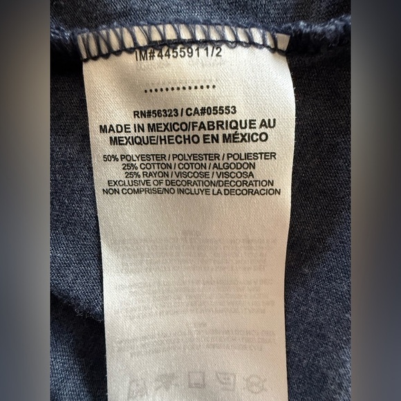 Nike NFL Team Apparel Denver Broncos Graphic V-Neck T-Shirt Small - Picture 3 of 6